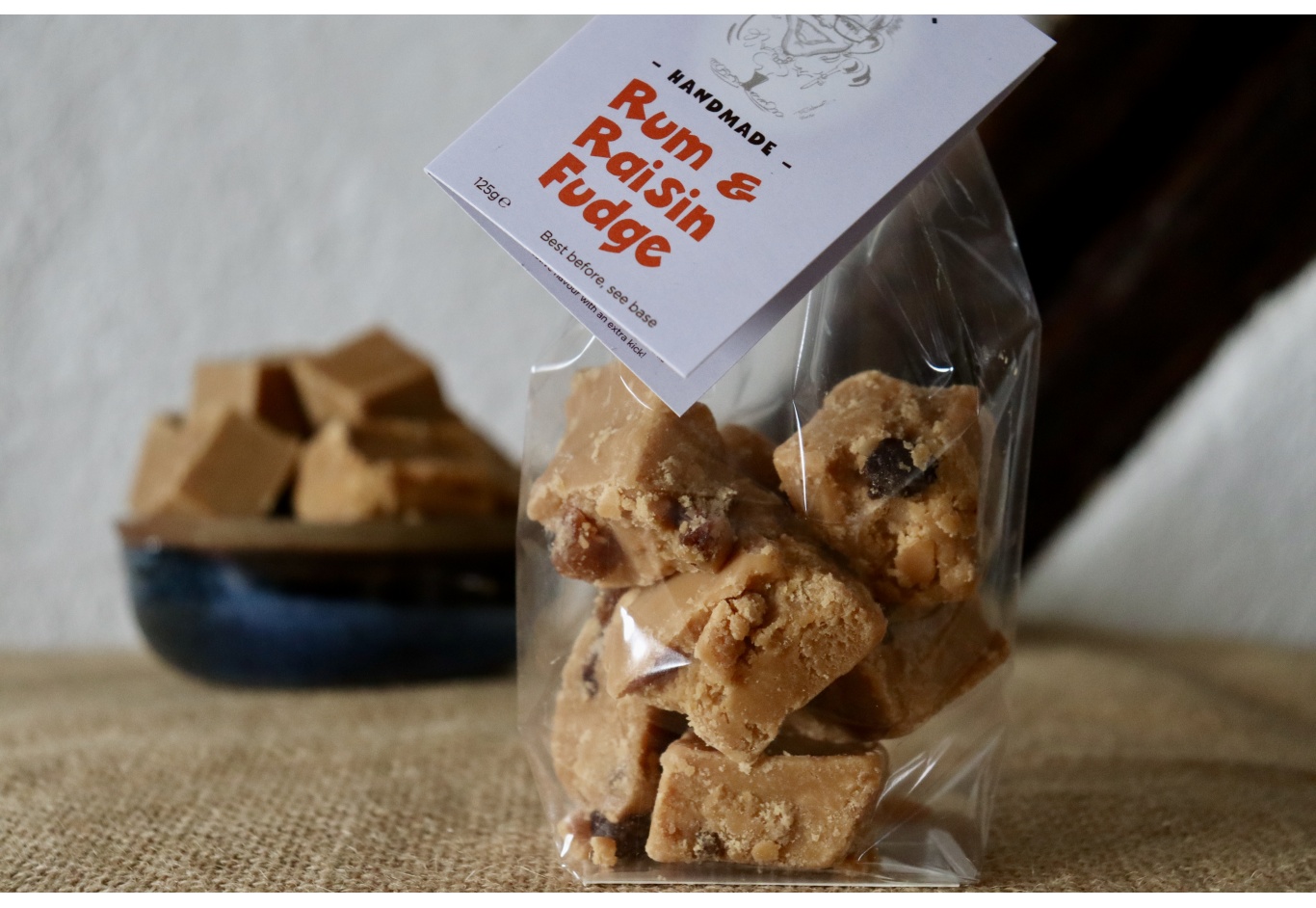 Rum and Raisin Fudge Gift Bag