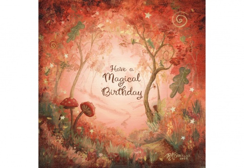 Autumn's Light - Birthday Card