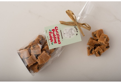 Christmas Pudding Fudge Gift Bag
