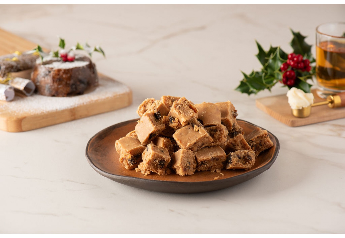 1kg Box of Christmas Pudding Fudge