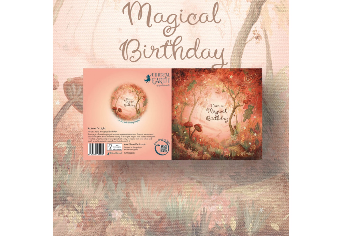 Autumn's Light - Birthday Card