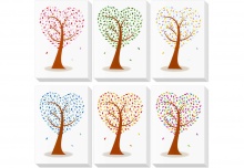 Heart Tree Greeting Card