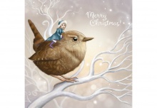 Fairy Wren - Christmas Card